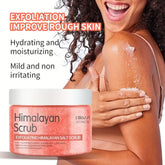 Natural Exfoliating Body Scrub - Himalayan Salt Exfoliating Body Scrub 7oz/200g - Smooth, Moisturizing & Brightening Care for All Skin Types / tm